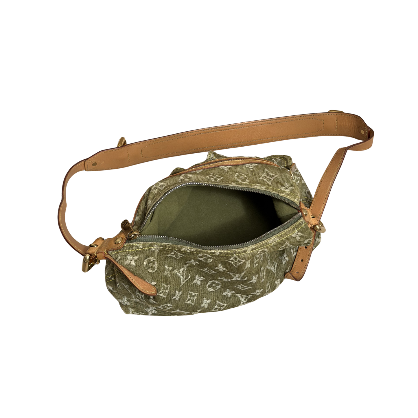 Louis Vuitton Baggy PM Monogram Shoulder Bag - Khaki