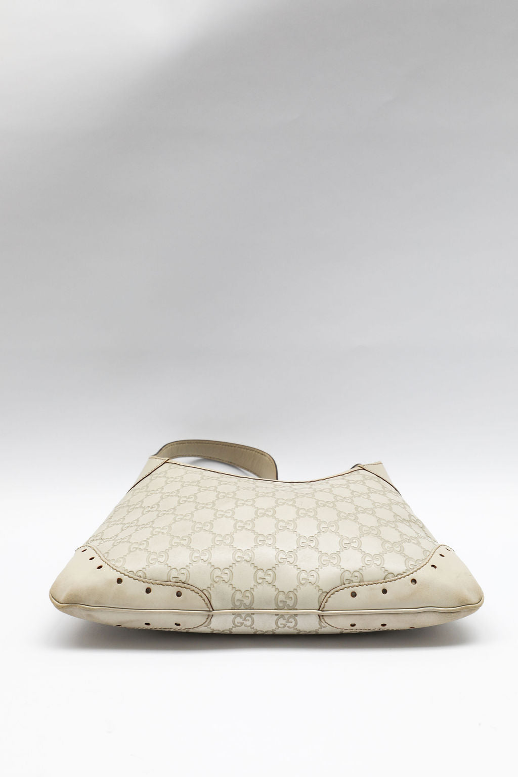 Gucci Guccisima Hobo Bag - Cream