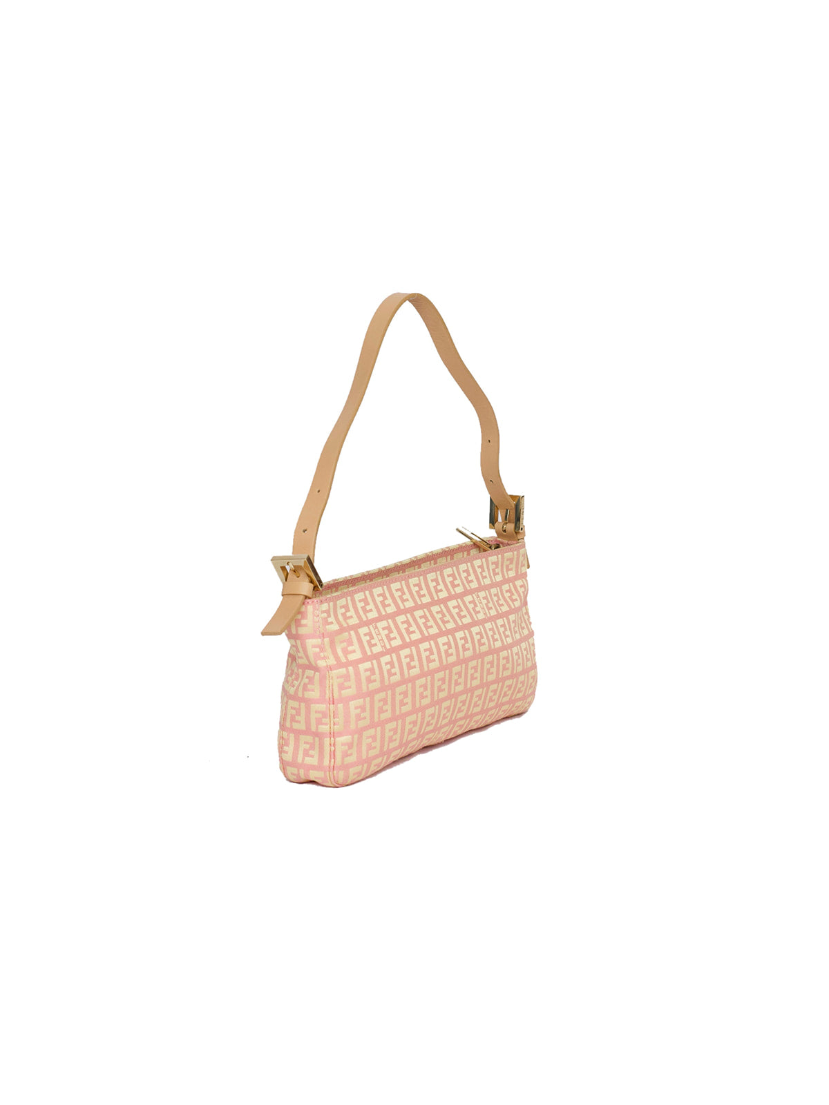 Pink Zucchino Canvas Fendi Baguette