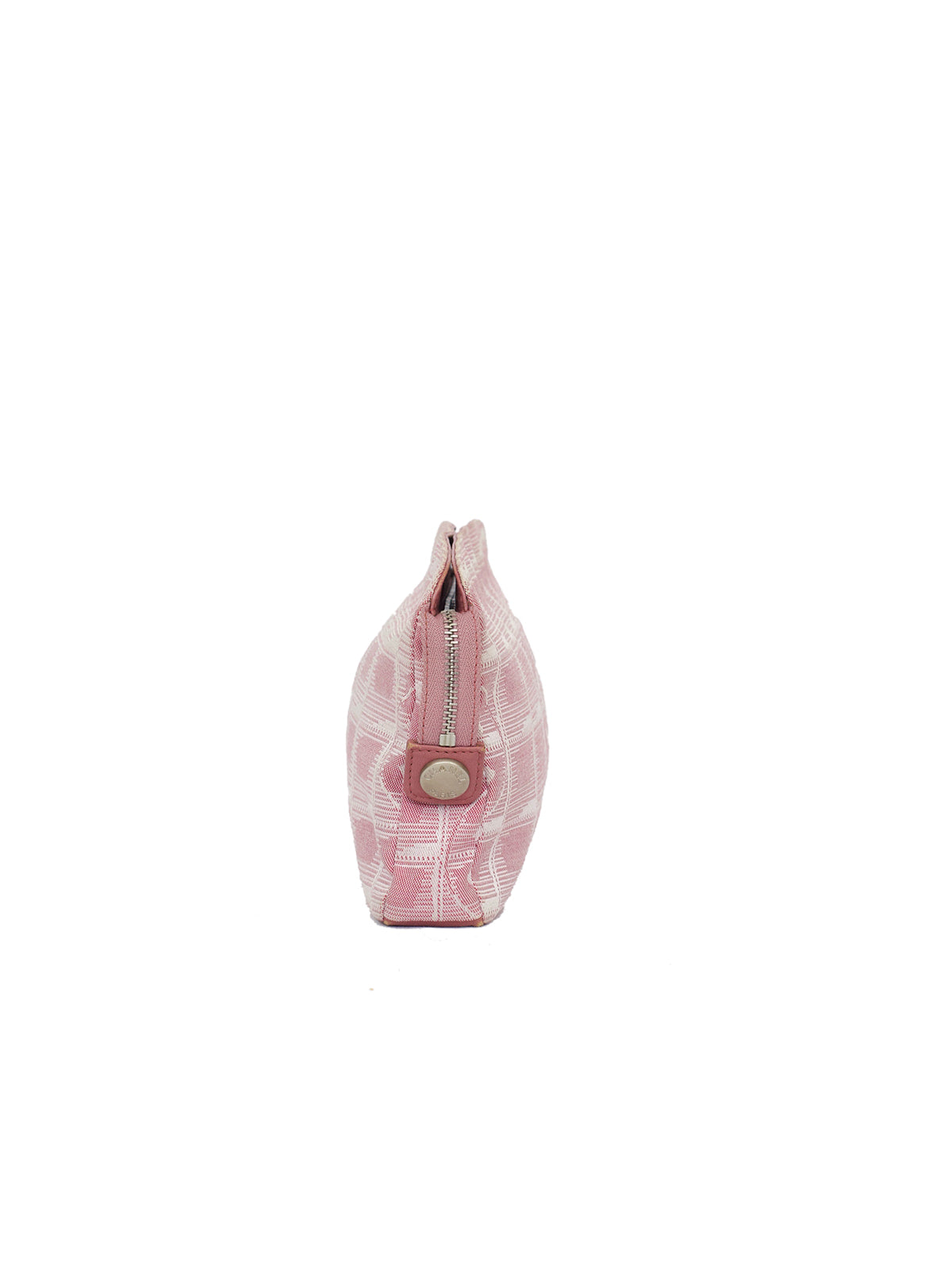 Pink Chanel Travel Line Cosmetic Pouch