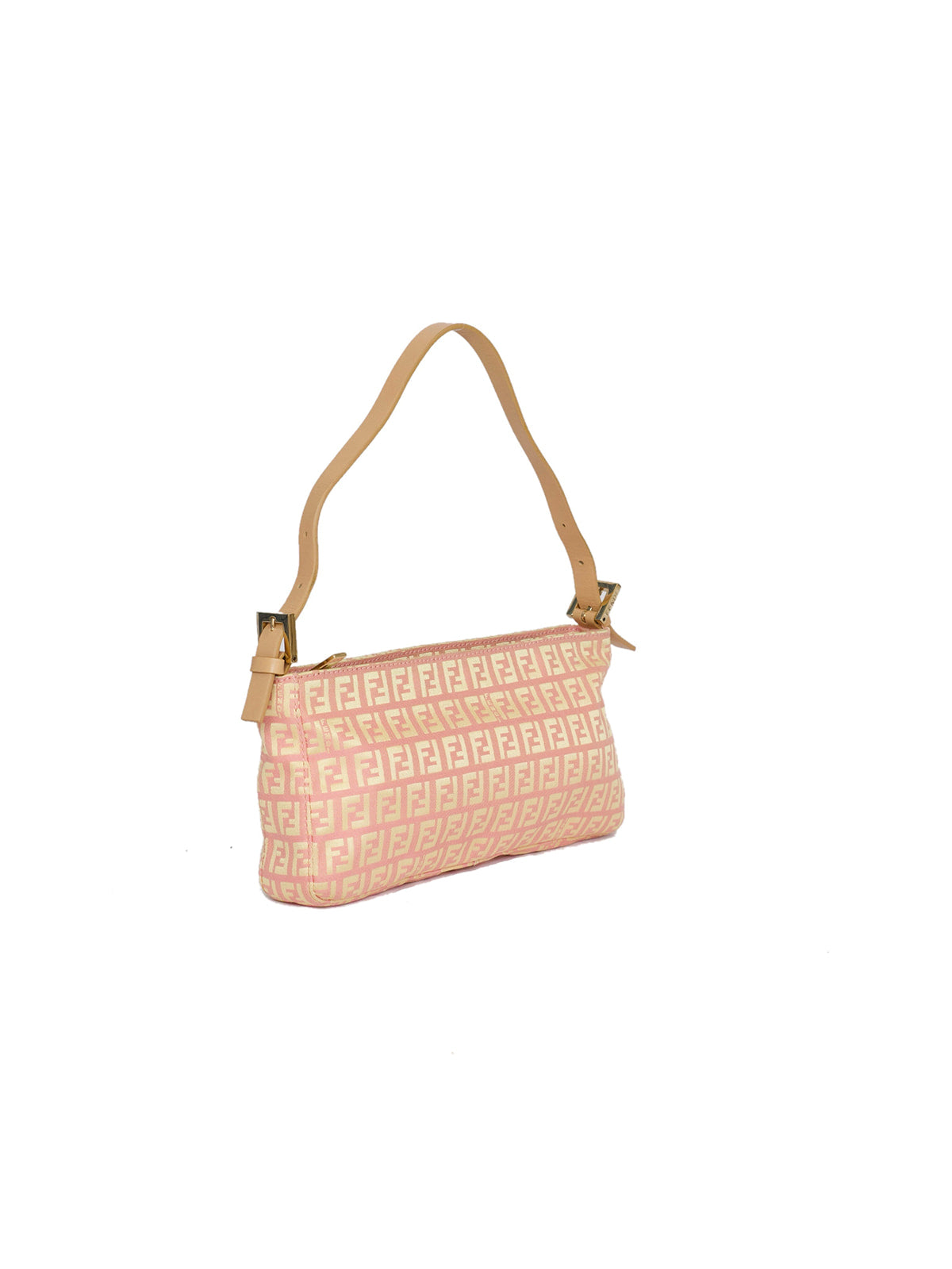 Pink Zucchino Canvas Fendi Baguette