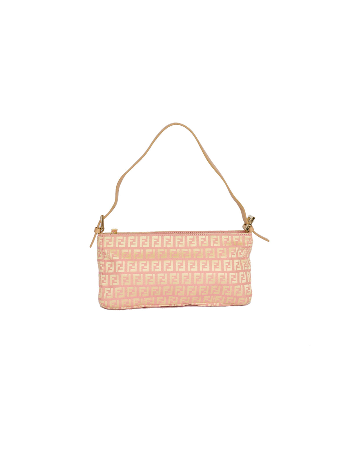 Pink Zucchino Canvas Fendi Baguette