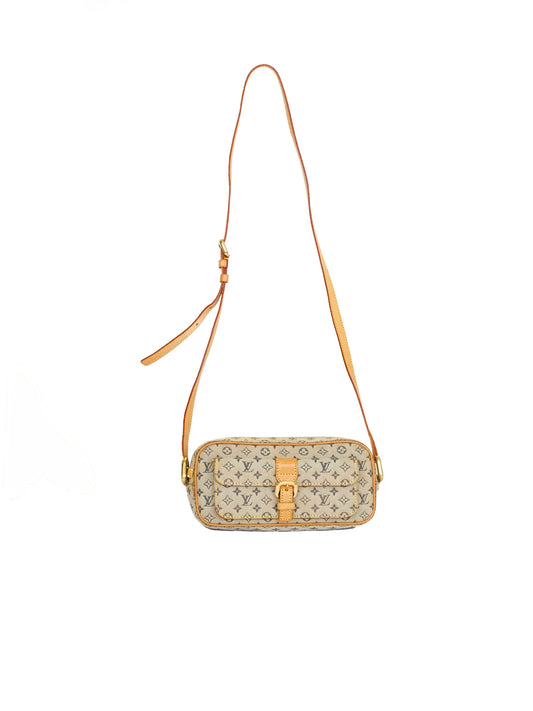 Grey & Navy Louis Vuitton Mini Juliette Shoulder Bag