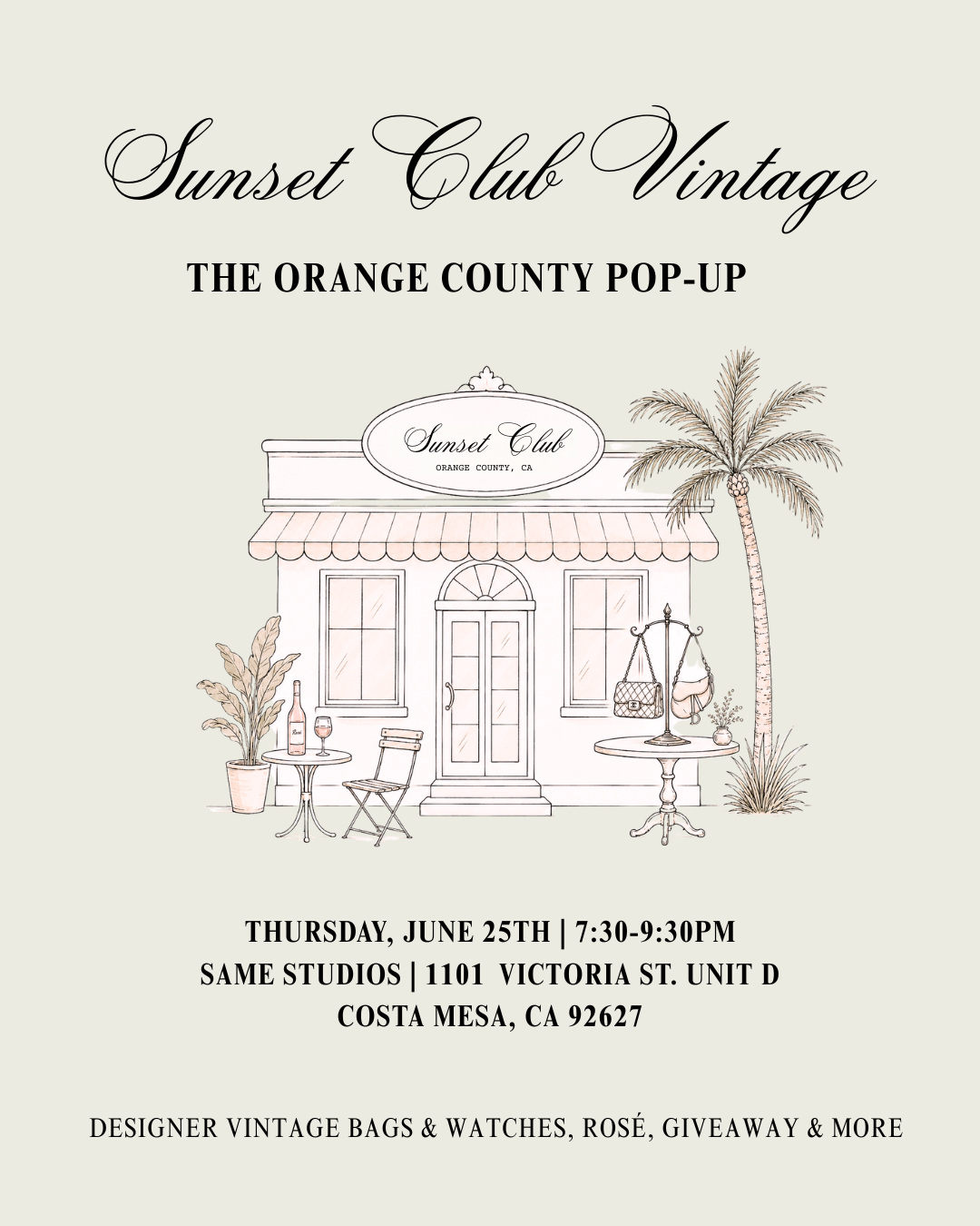The Orange County Pop-Up | Designer Vintage Event