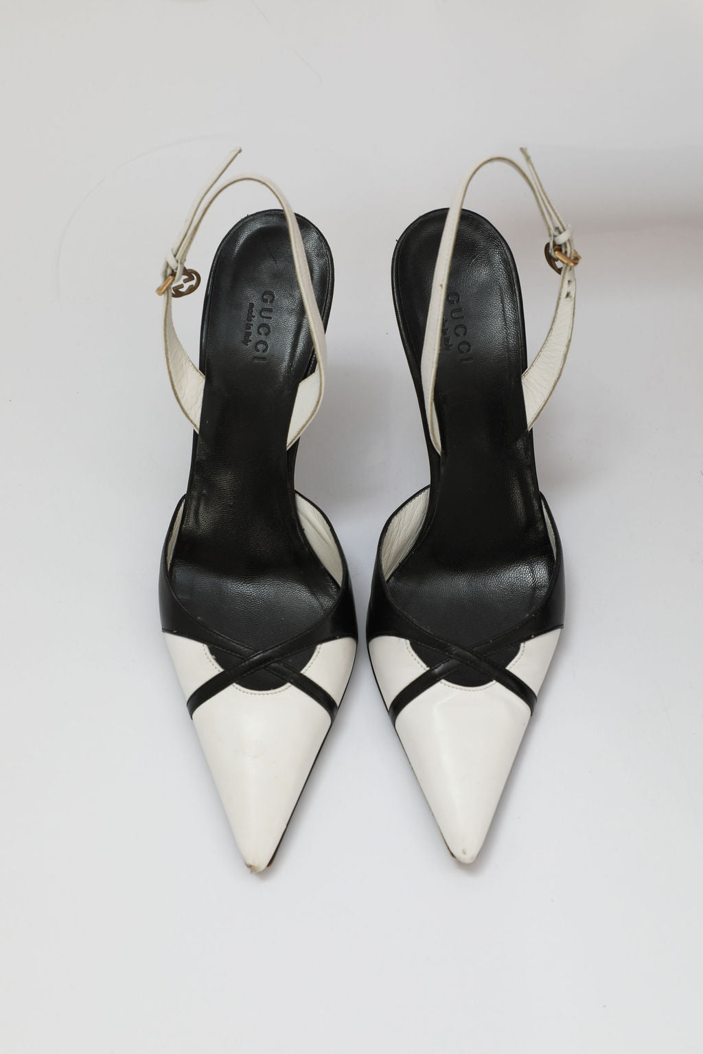 Gucci Two-Tone Slingback Pumps (US 7)