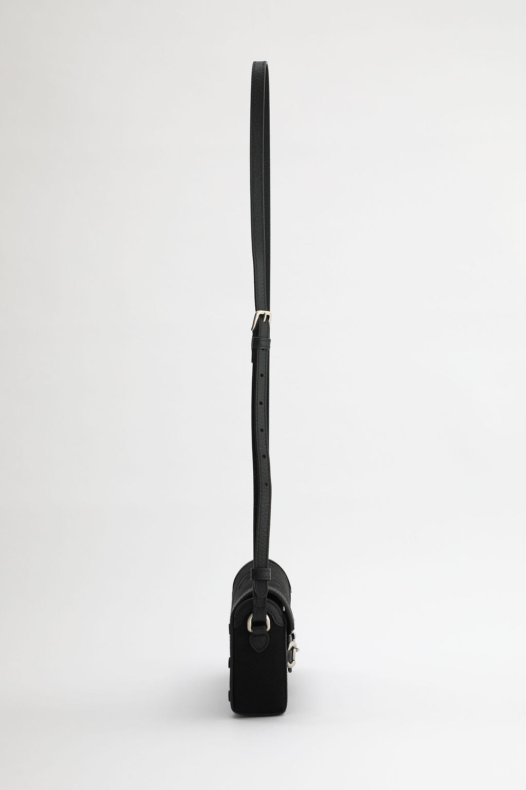 Gucci Monogram Horsebit 1955 Bag - Black