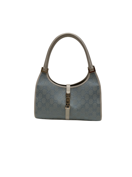 Gucci Jackie Bag - Blue Canvas