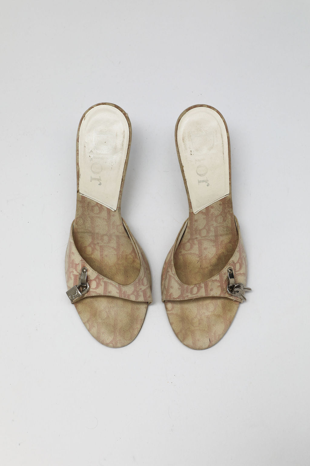 Dior Trotter Monogram Mule Sandals (EU 40)
