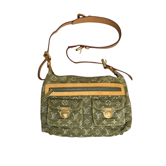 Louis Vuitton Baggy PM Monogram Shoulder Bag - Khaki