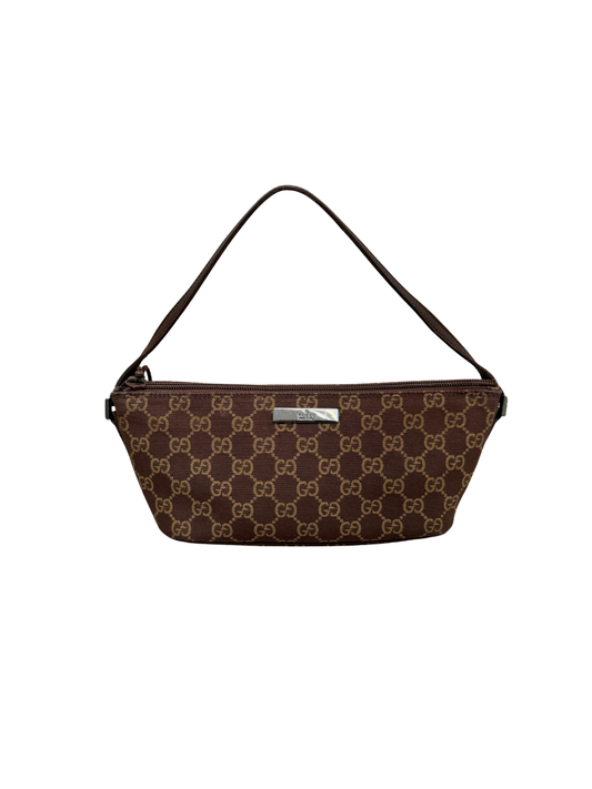 Gucci Boat Pochette - Brown
