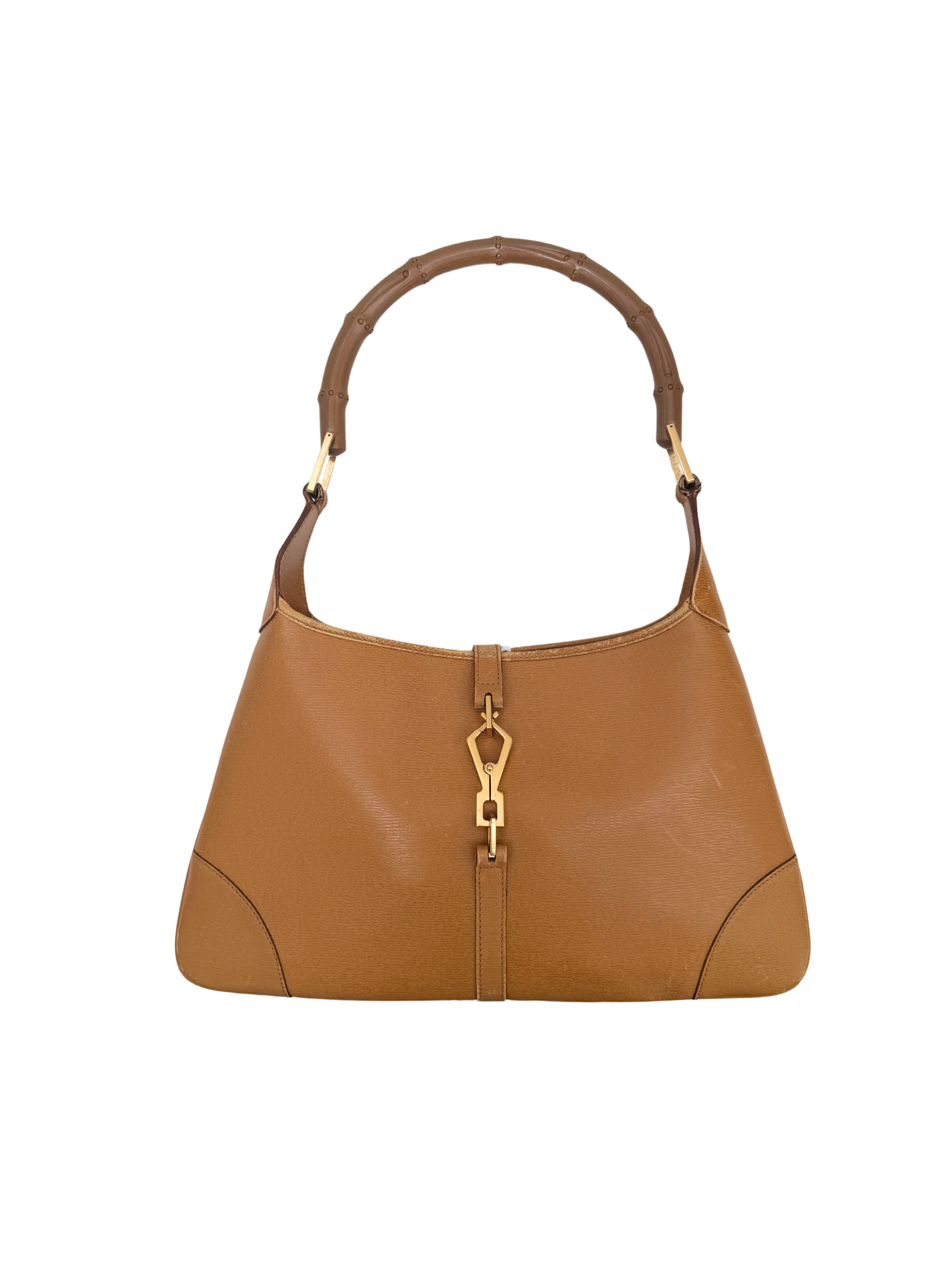 Gucci Bamboo Jackie Bag - Tan