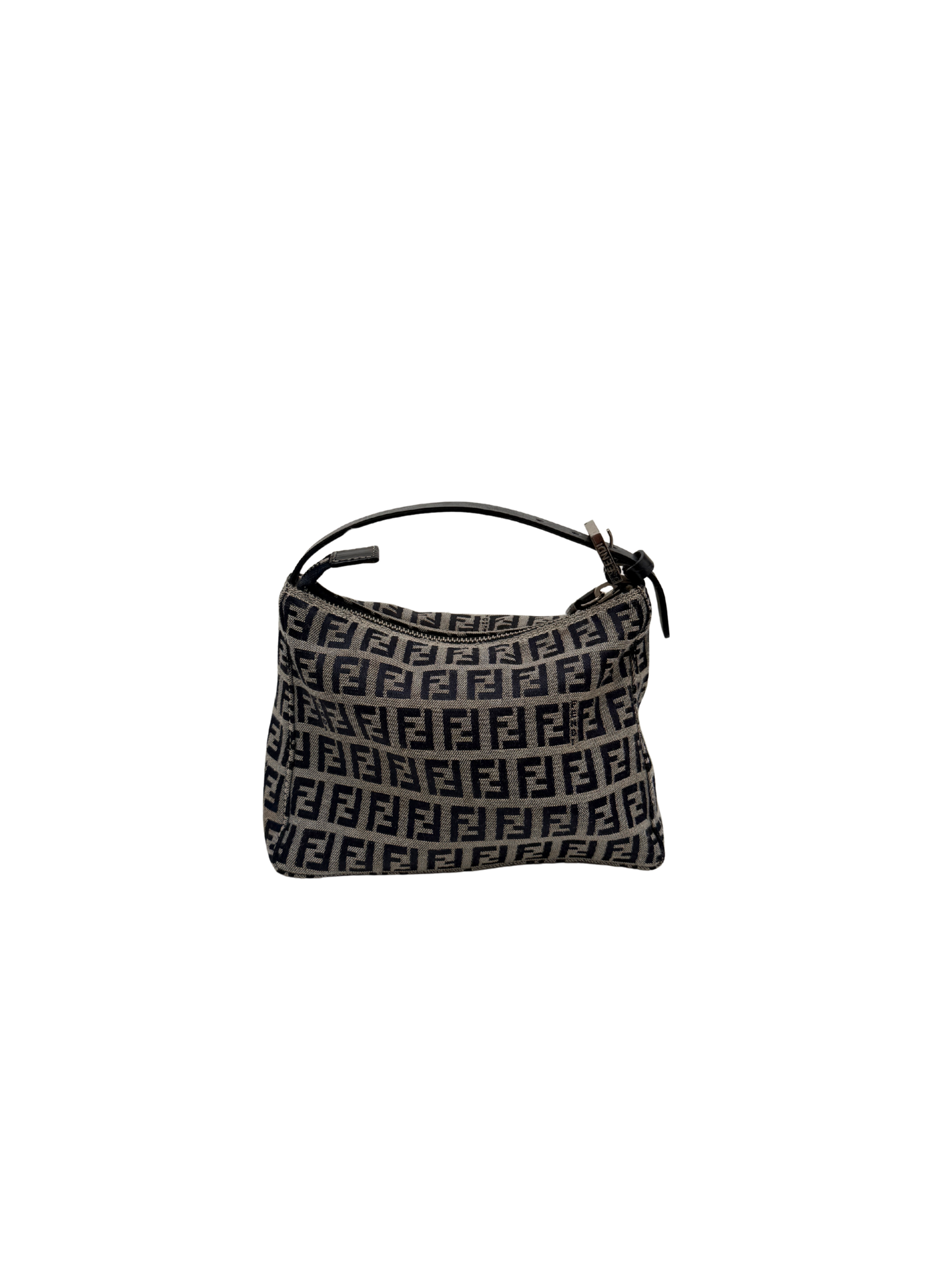 Fendi Zucca Pochette Bag - Navy