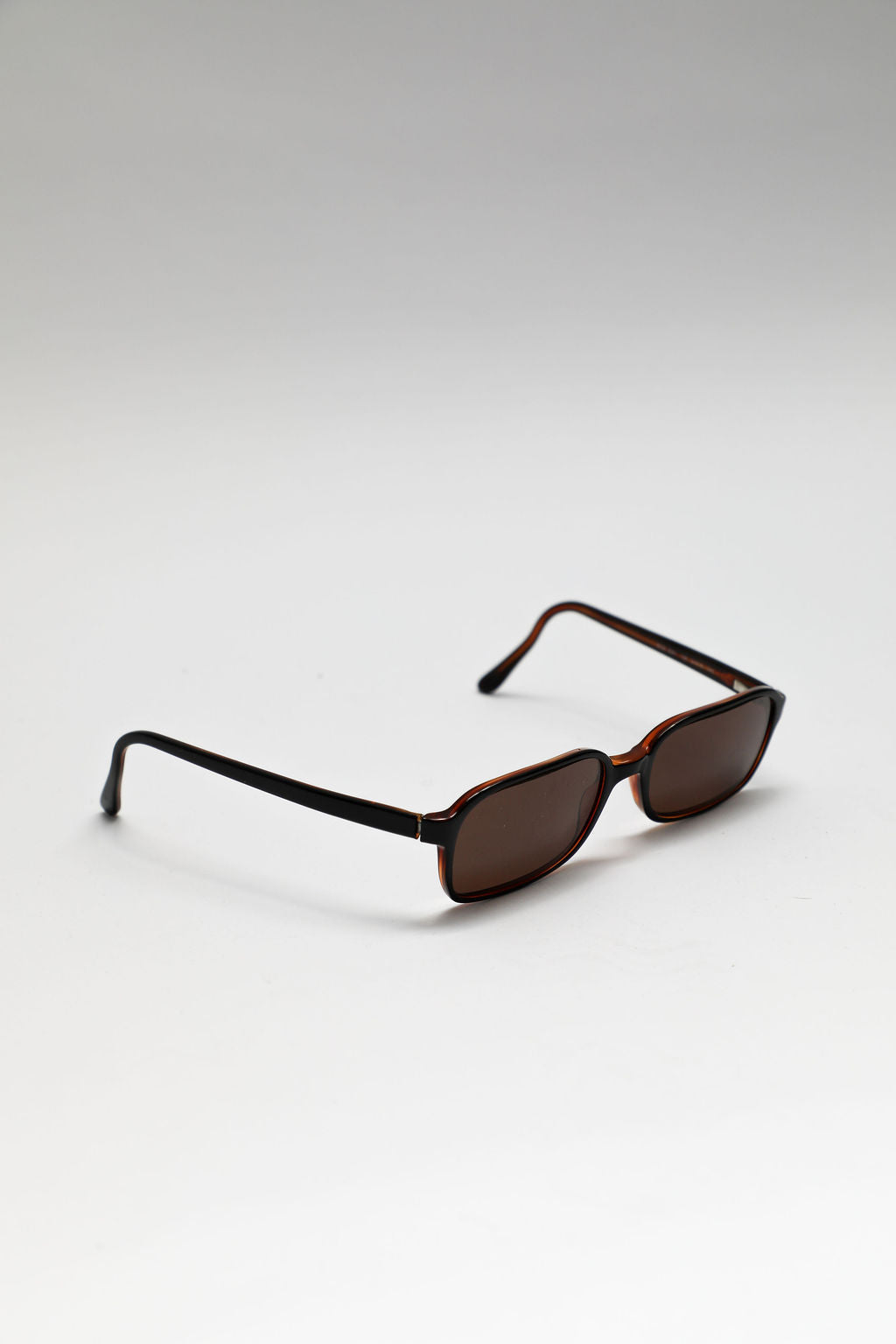 Versace Brown Tortoiseshell Rectangular Sunglasses