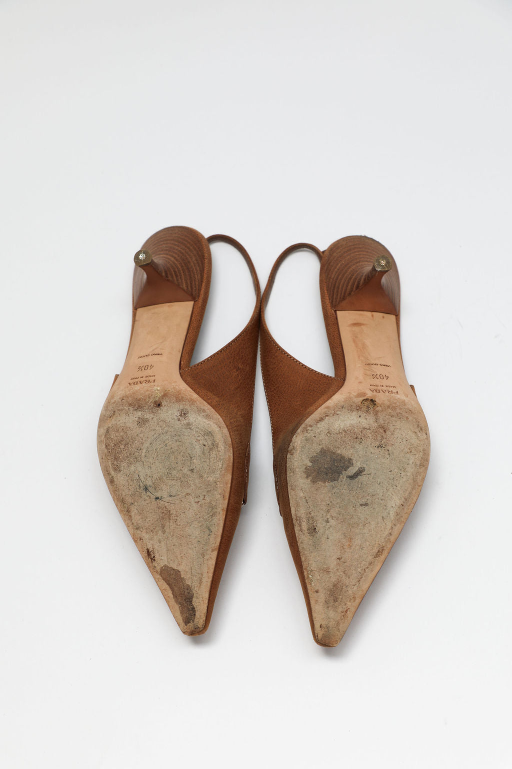 Prada Brown Leather Rope Bit Mules (EU 40.5)