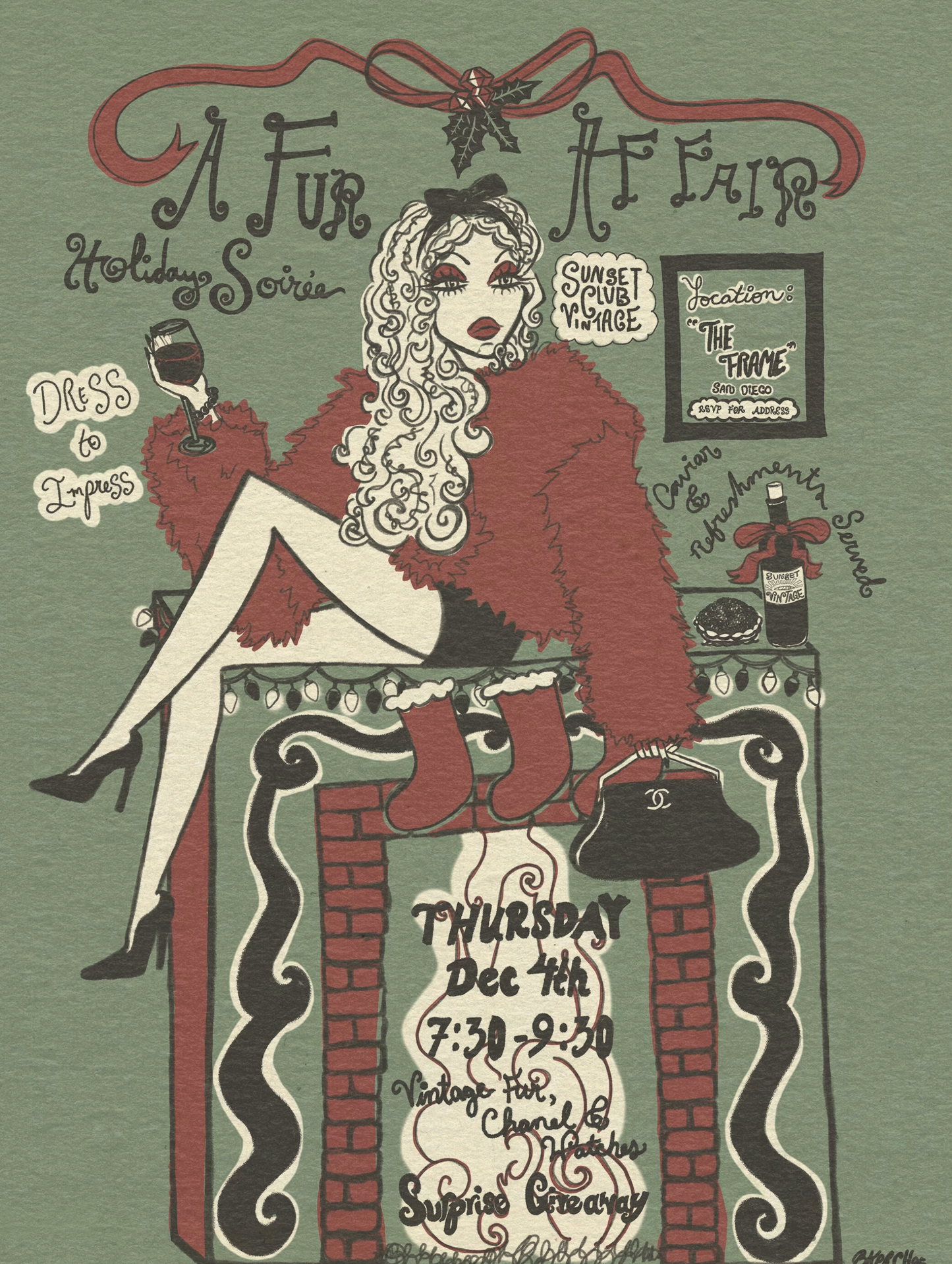 A Fur Affair: A Sunset Club Holiday Soirée