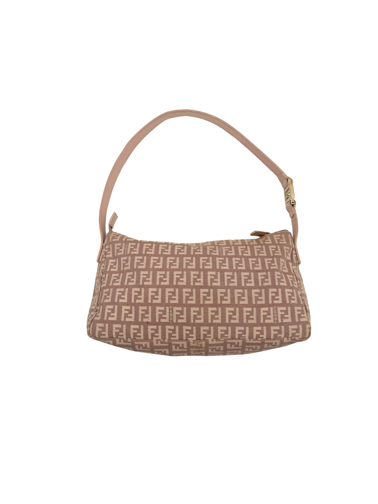 Fendi Zucca Pochette Bag - Dusty Pink