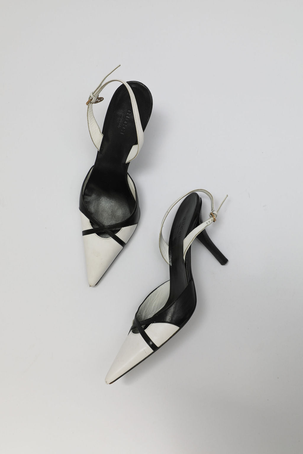 Gucci Two-Tone Slingback Pumps (US 7)