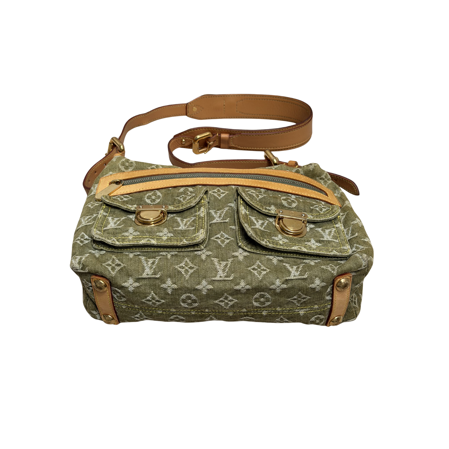Louis Vuitton Baggy PM Monogram Shoulder Bag - Khaki