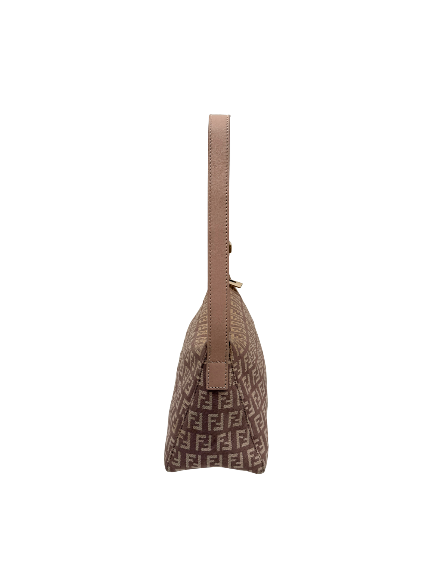 Fendi Zucca Pochette Bag - Dusty Pink