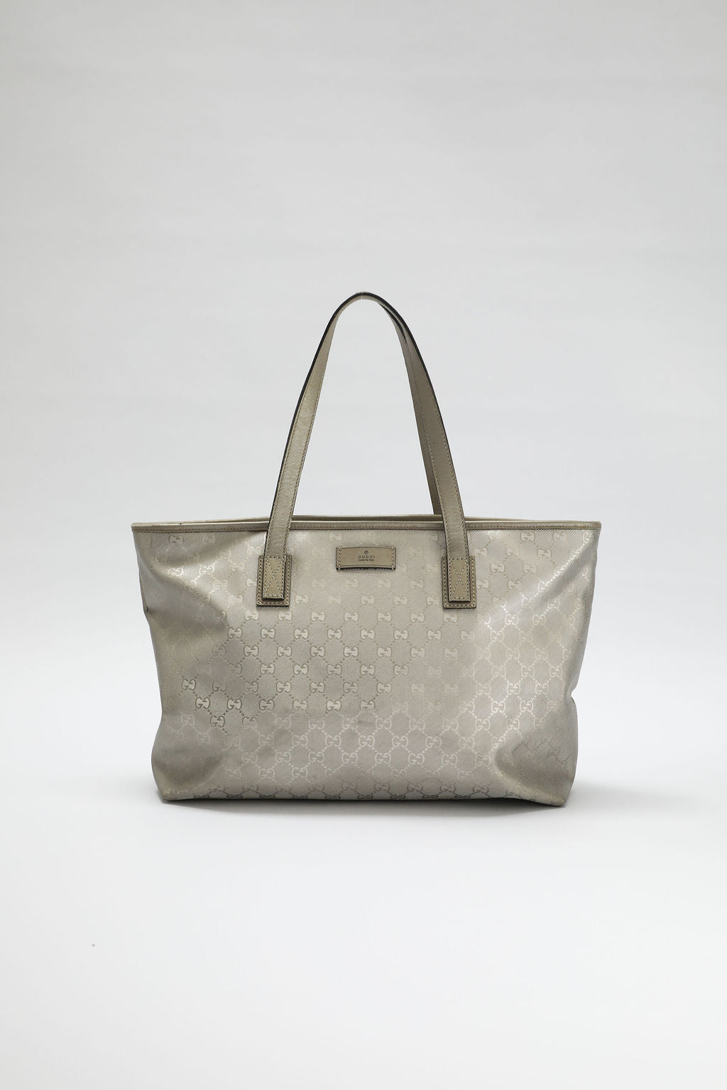 Gucci Imprimé Tote Bag - Silver