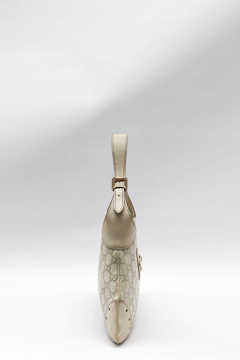 Gucci Guccisima Hobo Bag - Cream