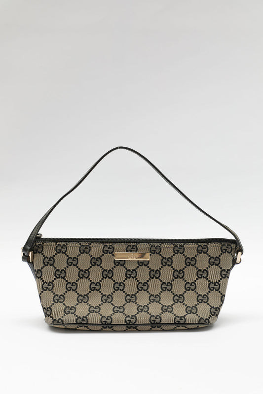 Gucci Monogram Boat Pochette - Navy