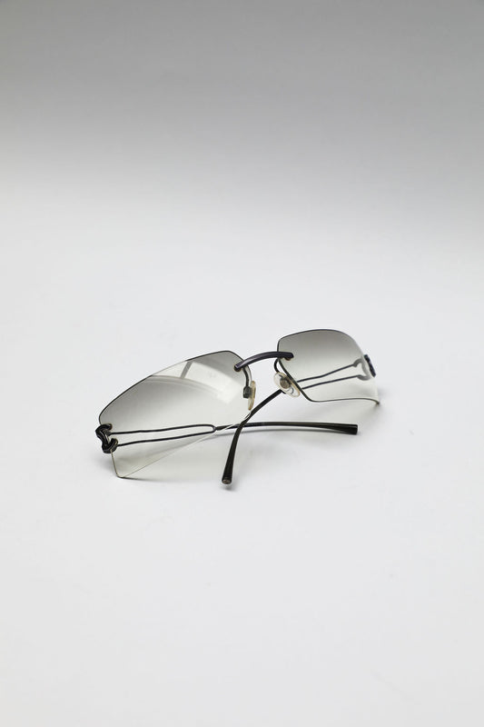 Chanel Rimless CC Metal Sunglasses