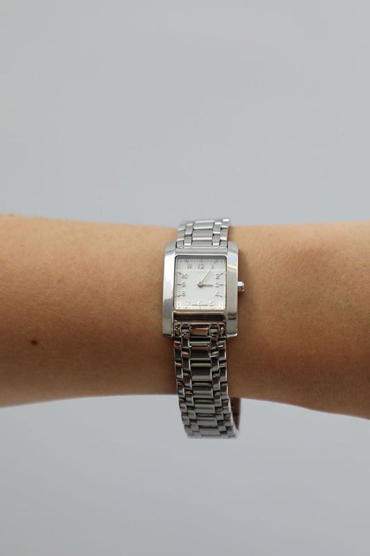 Fendi 7000L Watch - Silver Band & White Dial