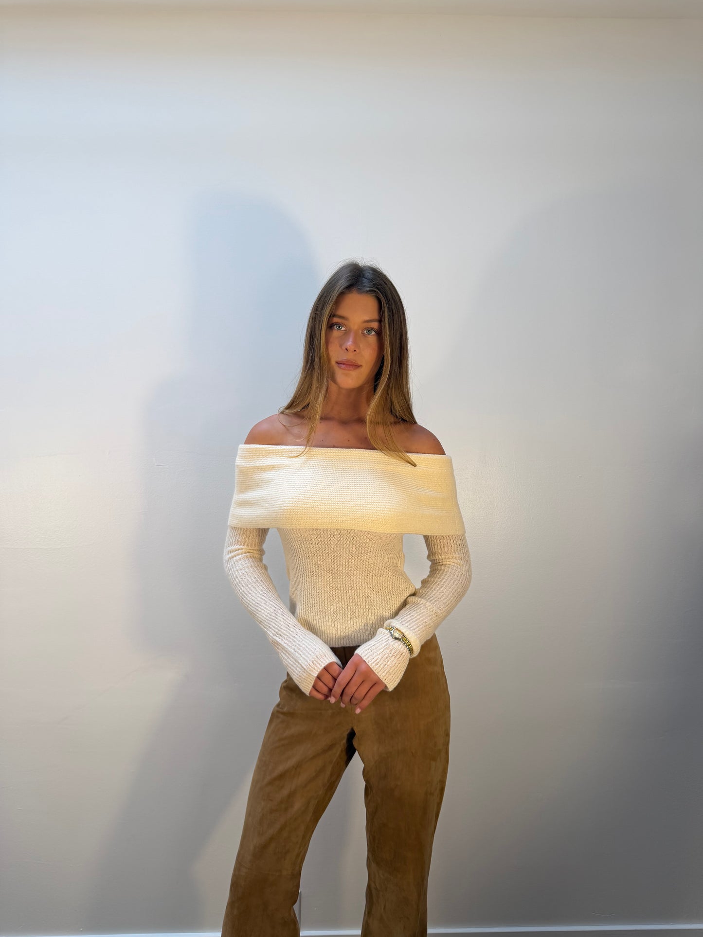 Marlowe Top in Ivory