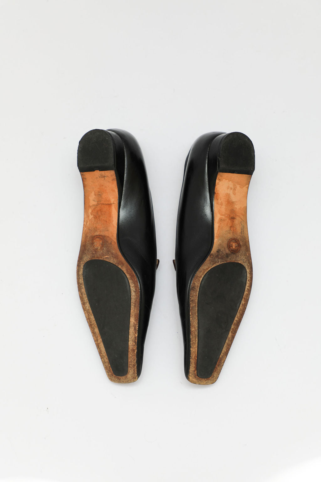 Chanel Black & Brown Leather Loafers (EU 38)
