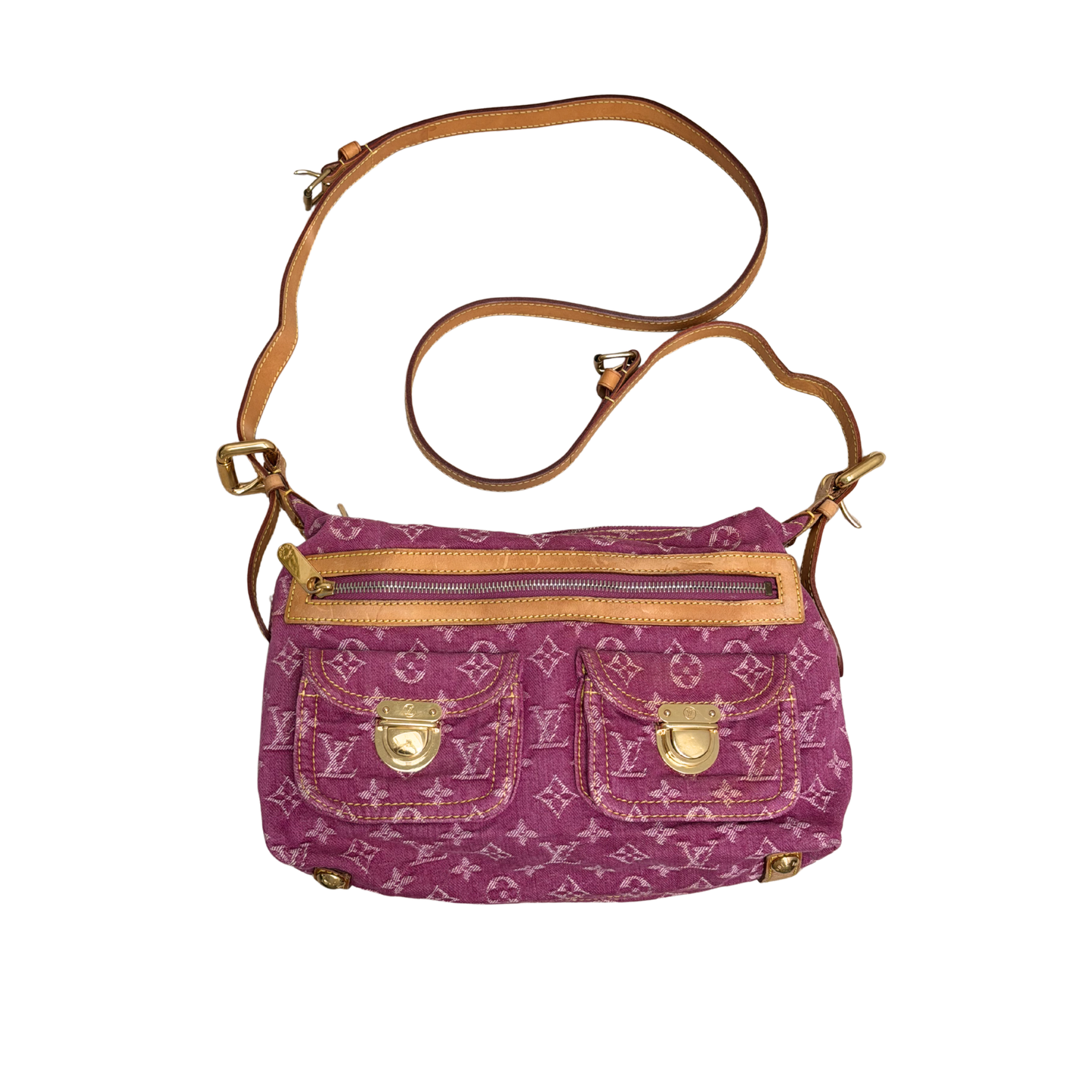 Louis Vuitton Baggy PM Monogram Shoulder Bag - Pink