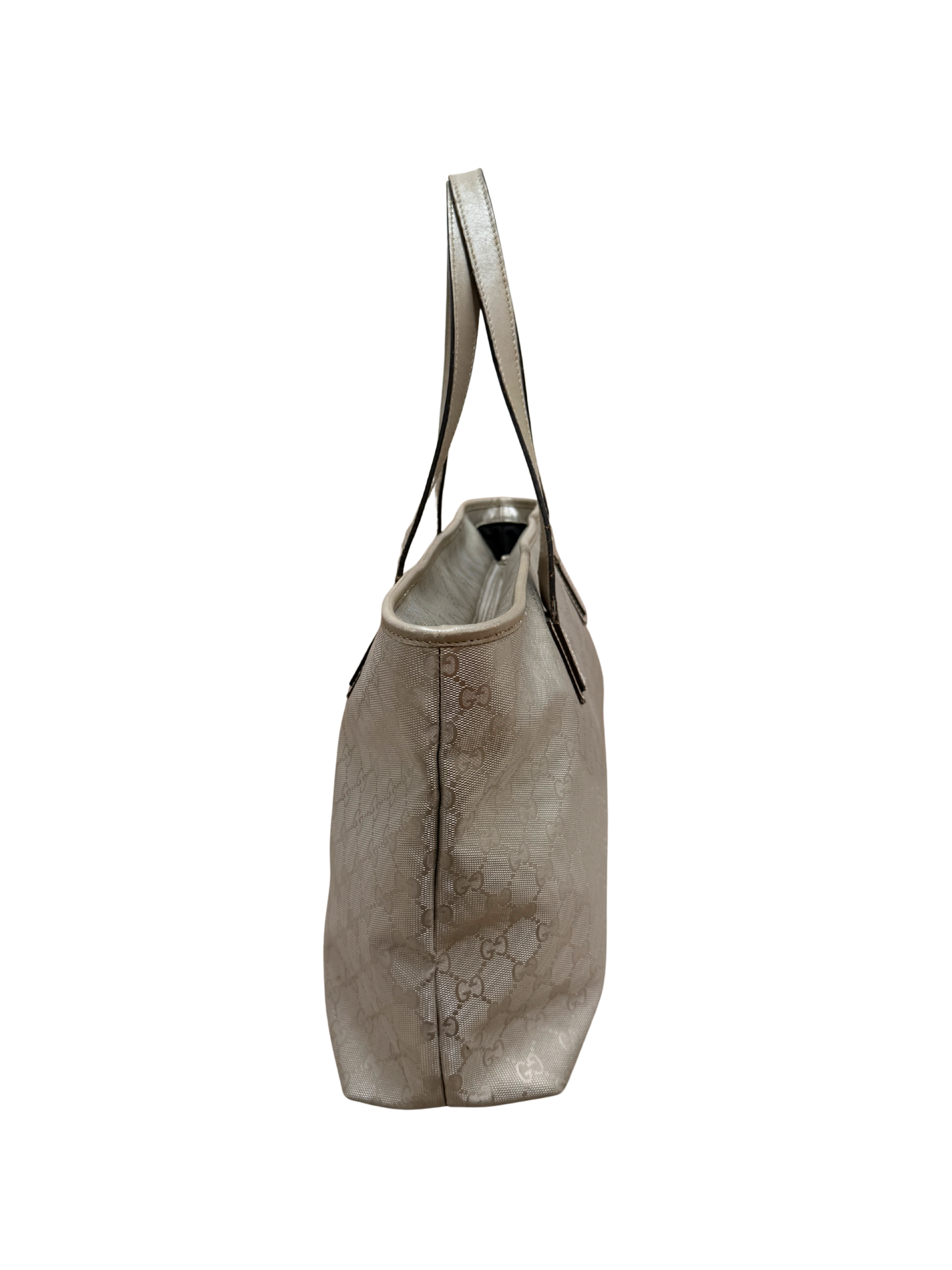 Gucci Guccissima Tote Bag - Silver