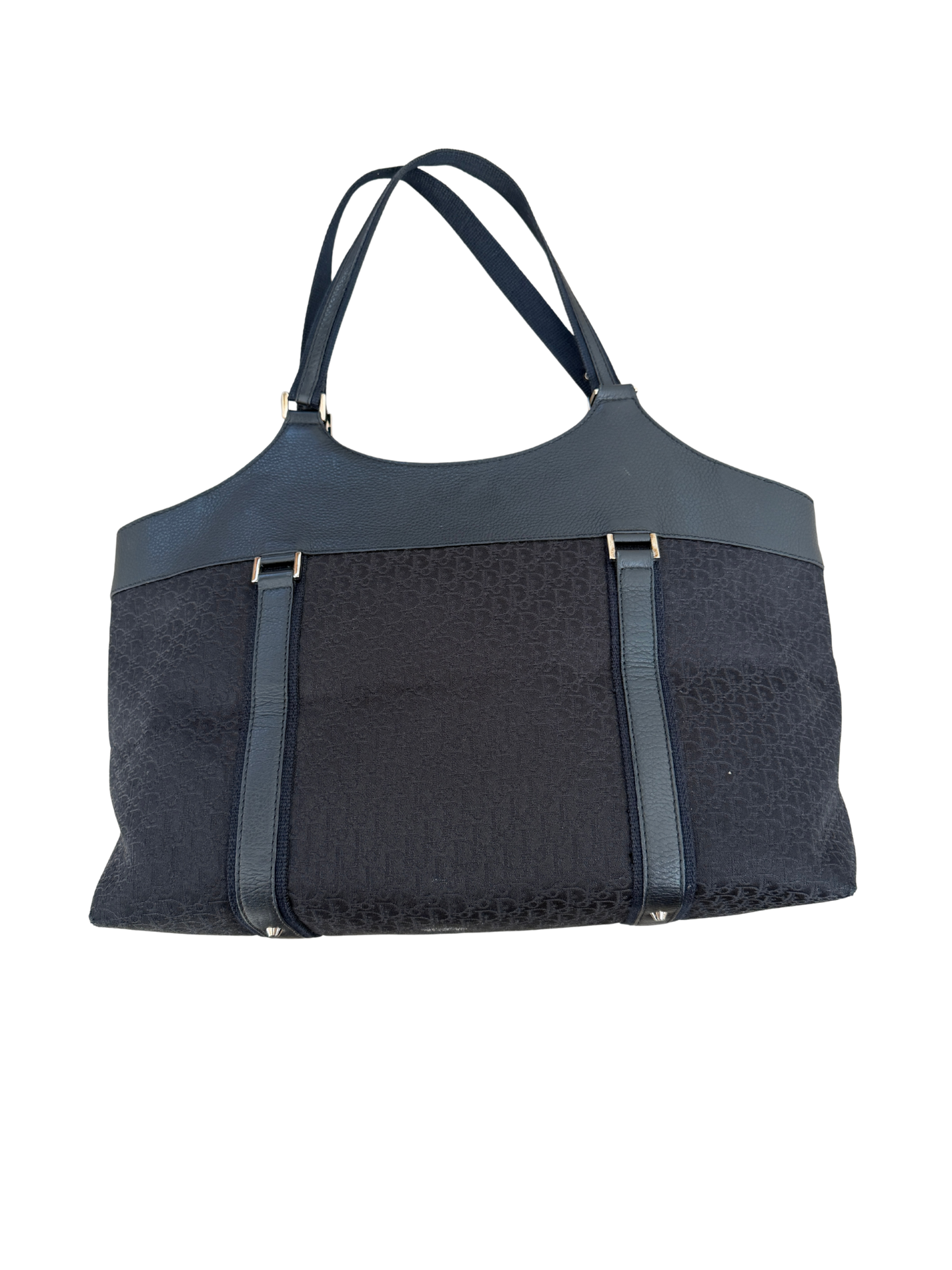 Dior Monogrammed Tote - Black