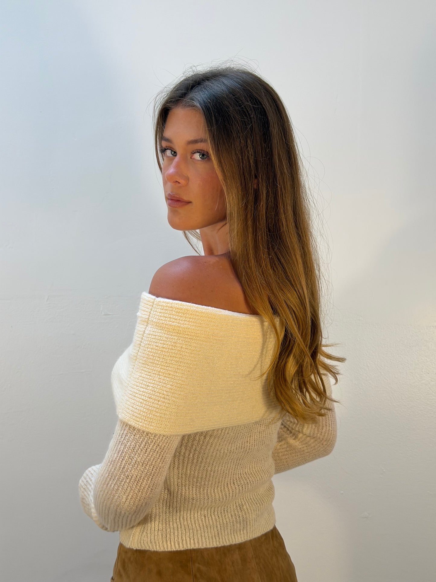 Marlowe Top in Ivory