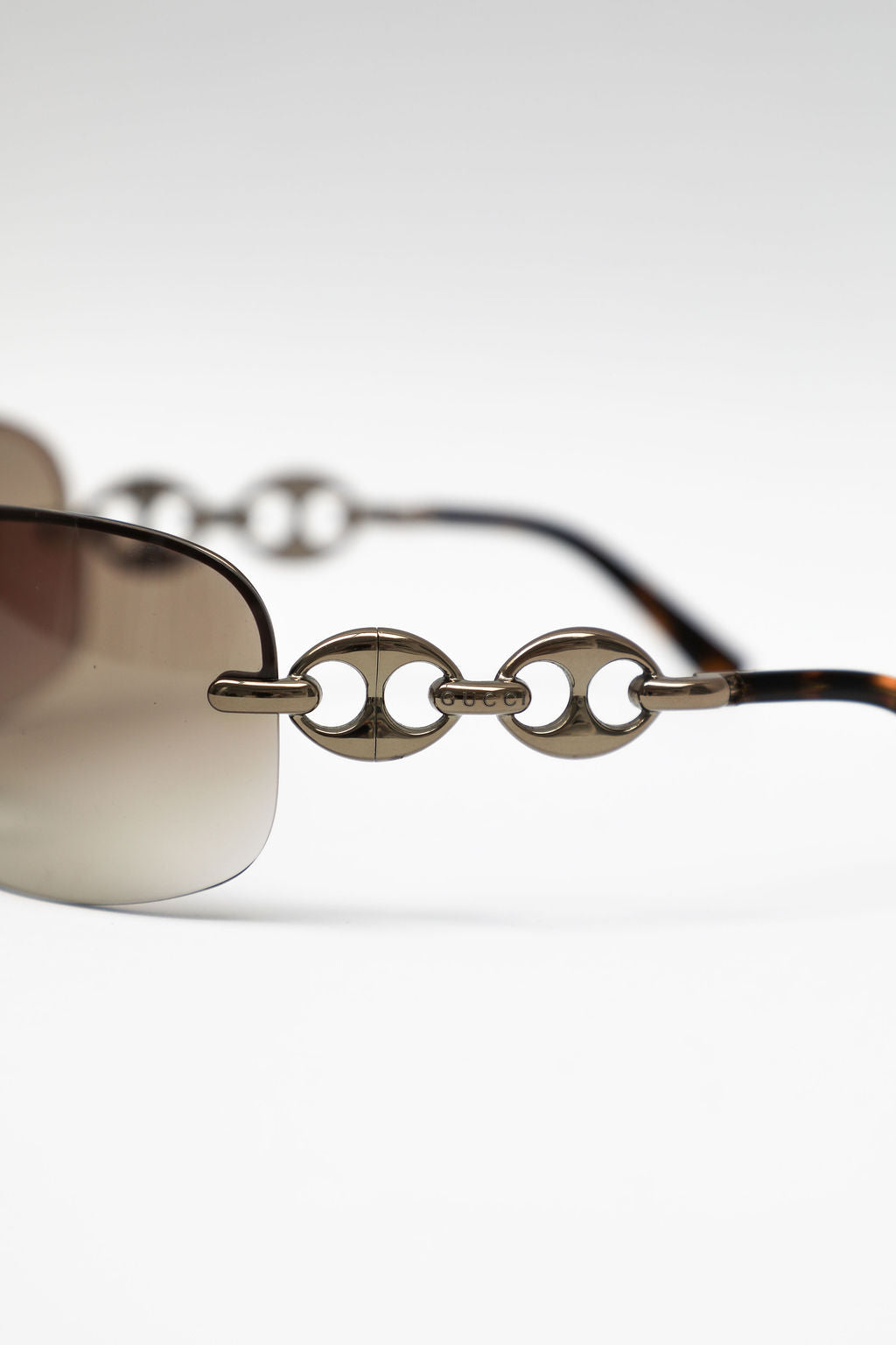 Gucci Rimless Horsebit 2772 Shield Sunglasses