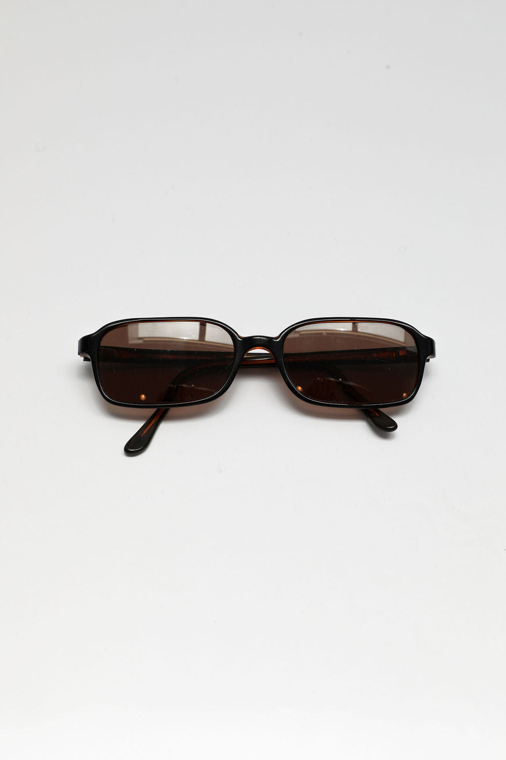 Versace Brown Tortoiseshell Rectangular Sunglasses