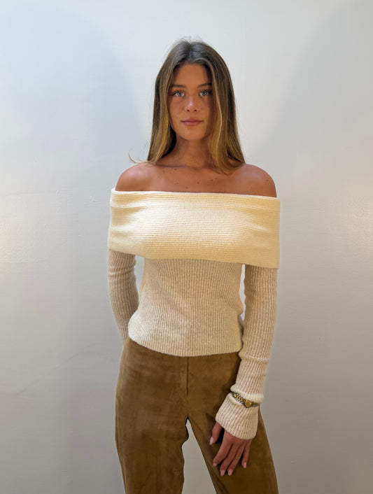 Marlowe Top in Ivory