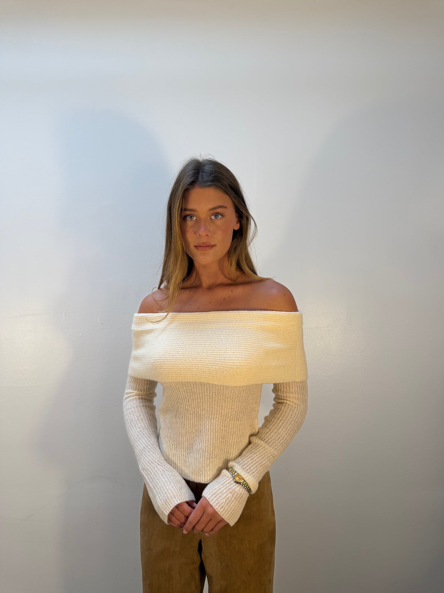 Marlowe Top in Ivory