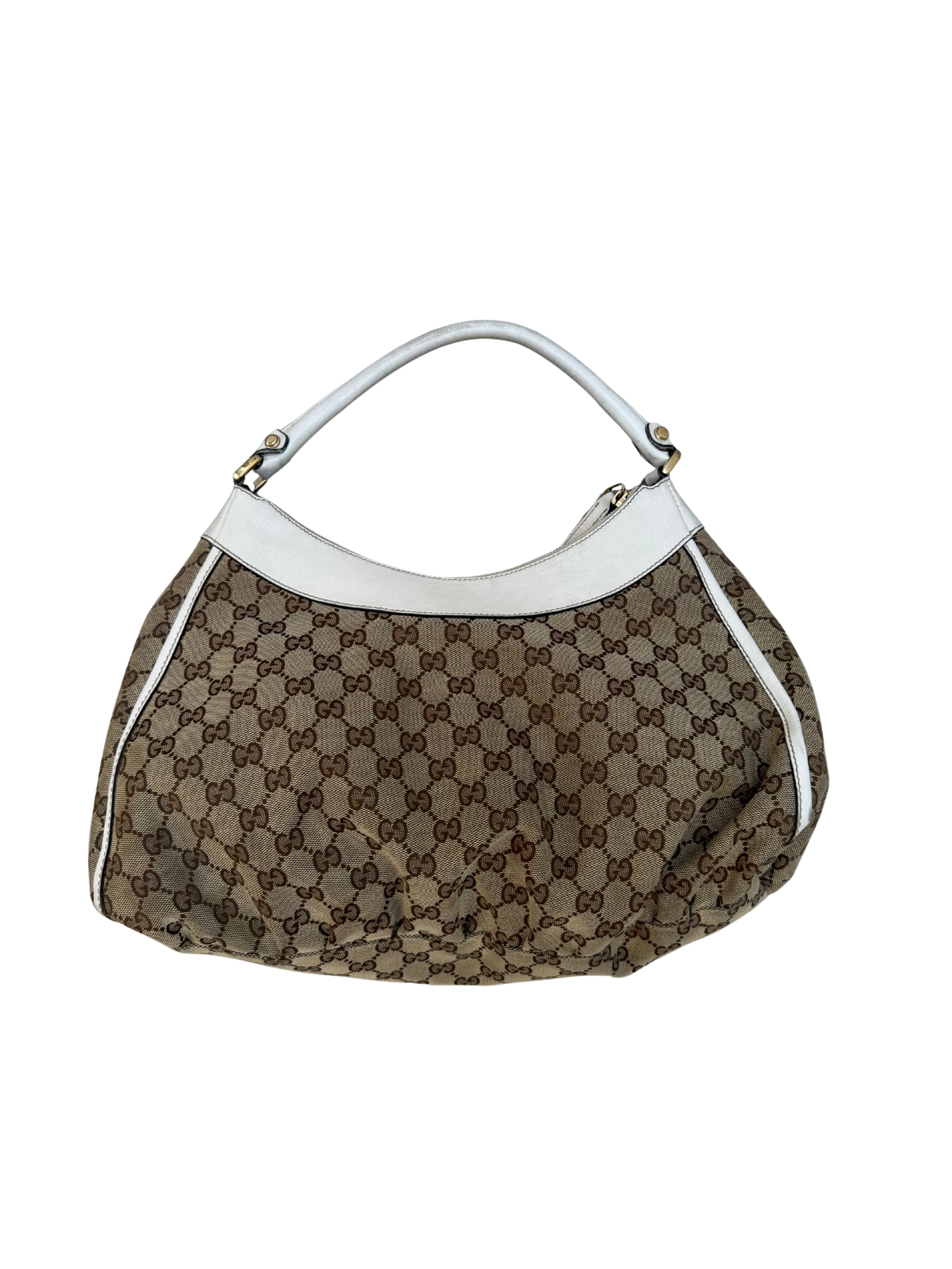 Gucci GG Canvas Abbey Hobo Bag – Beige