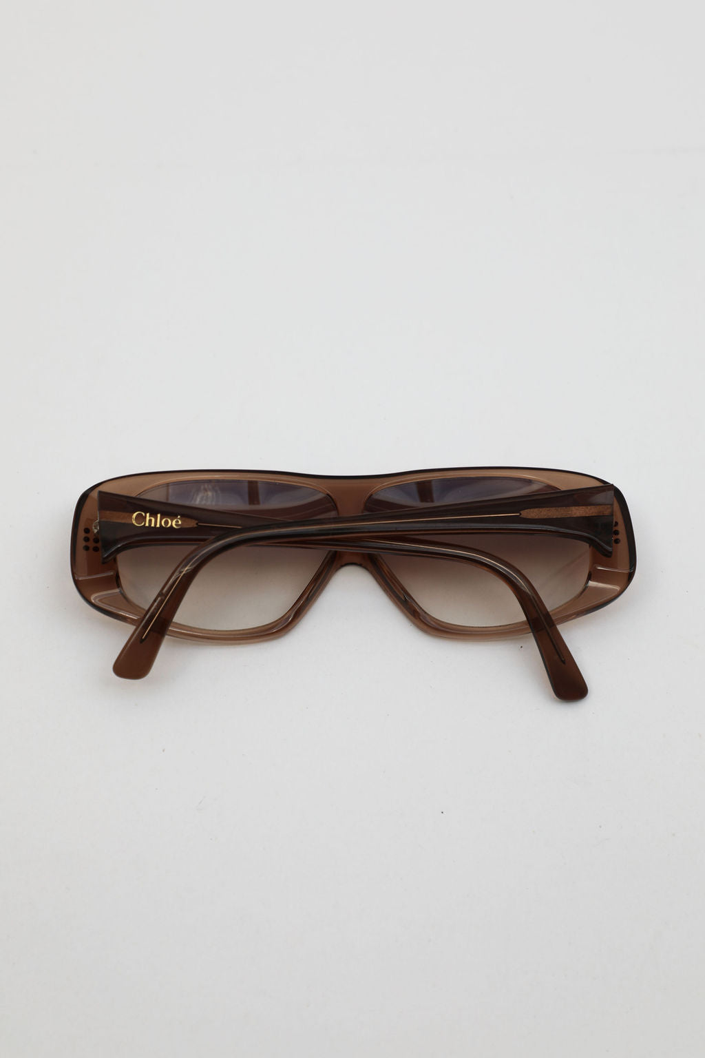 Chloe Brown Shield Sunglasses