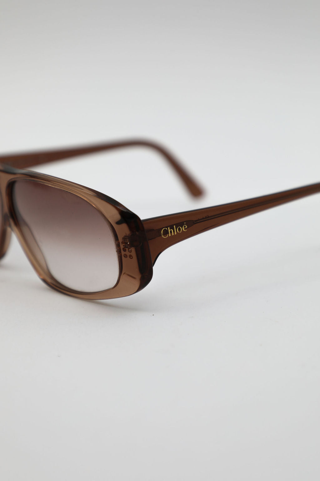 Chloe Brown Shield Sunglasses