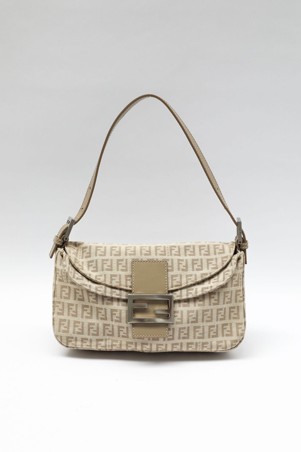 Fendi Zucca Baguette - Beige & Cream