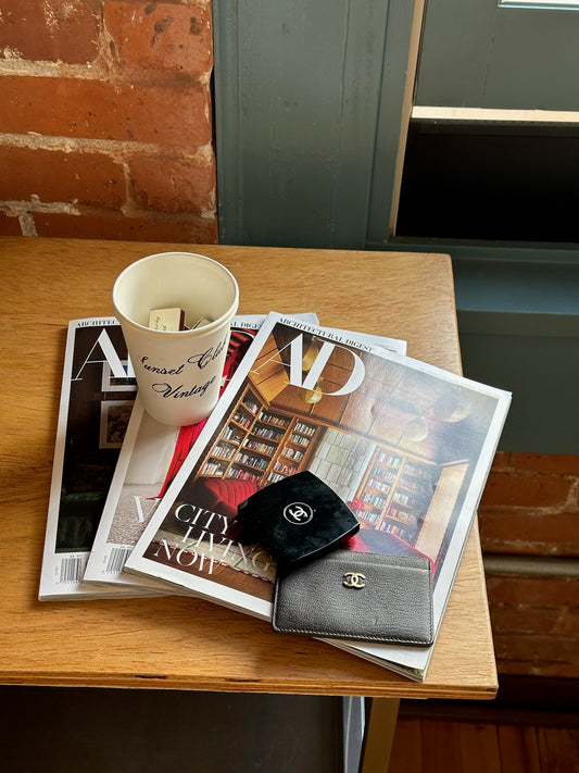 Chanel Brown Lambskin Cardholder