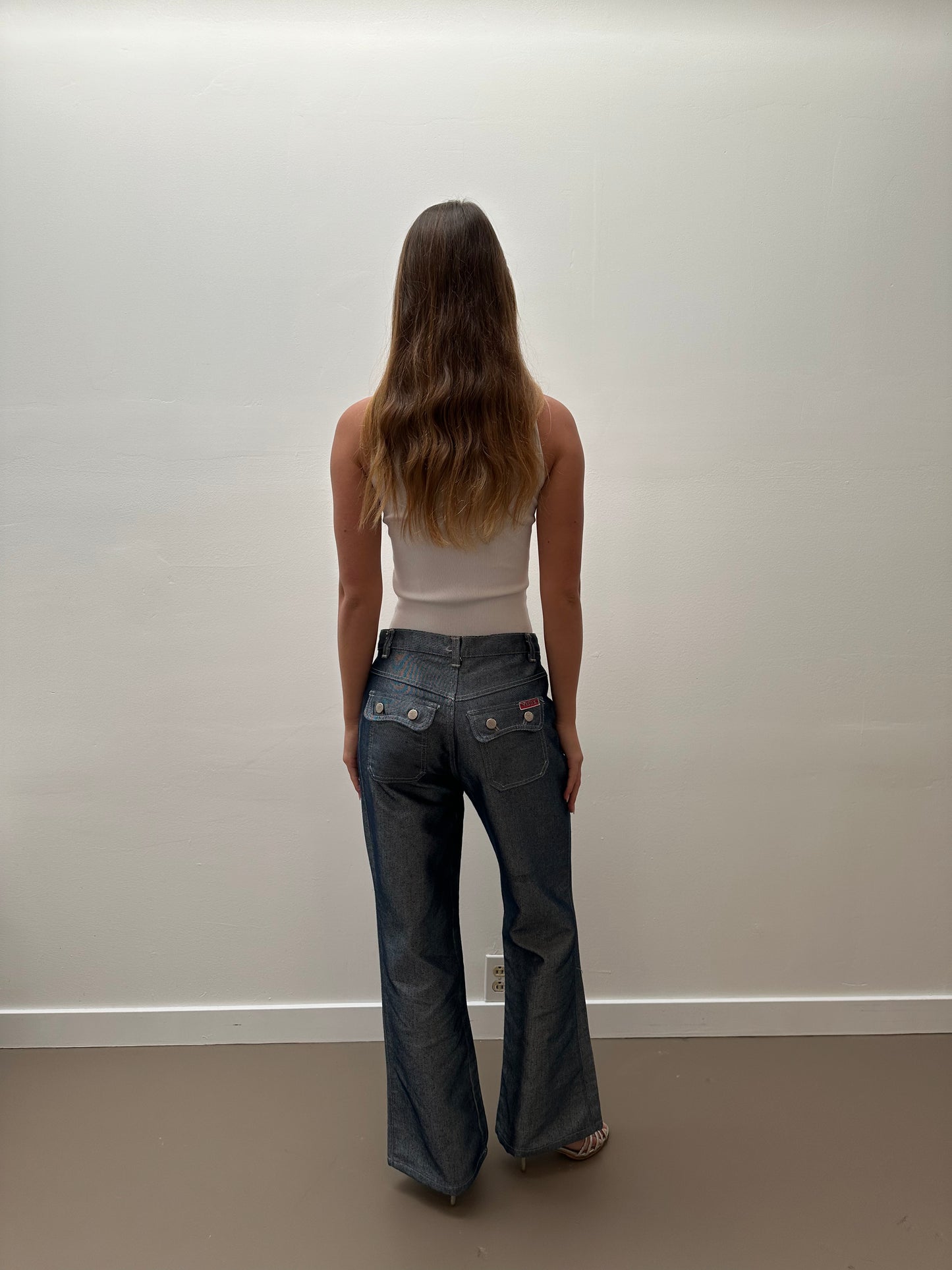 Solis Metallic Jeans (S) - Blue
