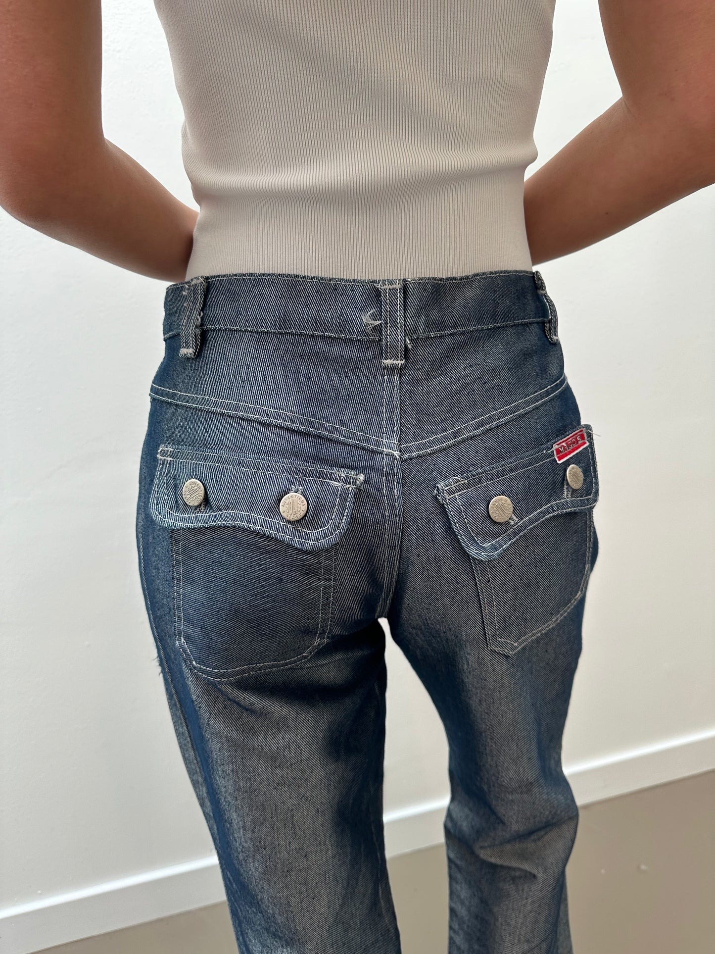 Solis Metallic Jeans (S) - Blue