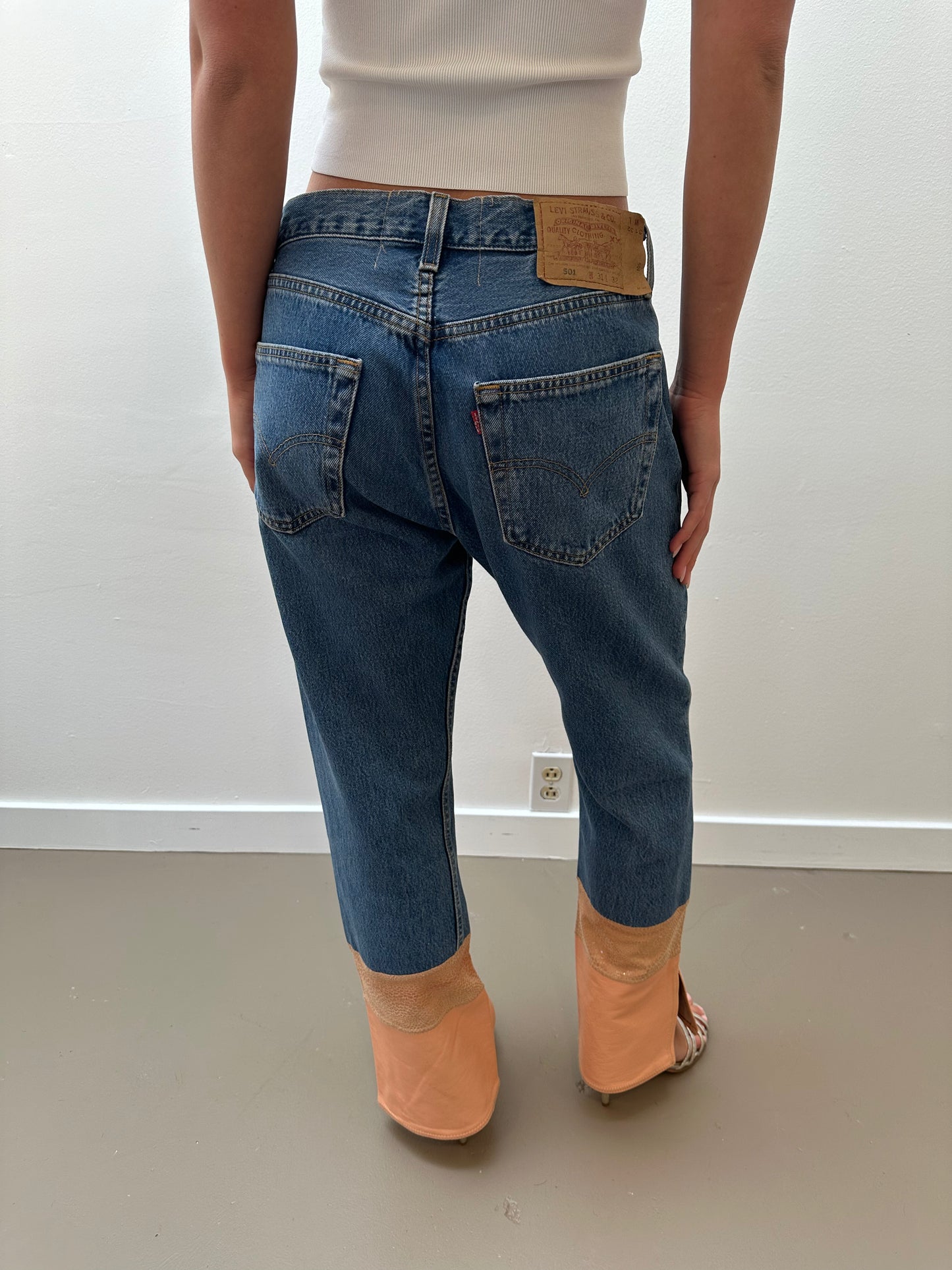 Levi Strauss x Bella Dahl Jeans - Blue & Pink (28)