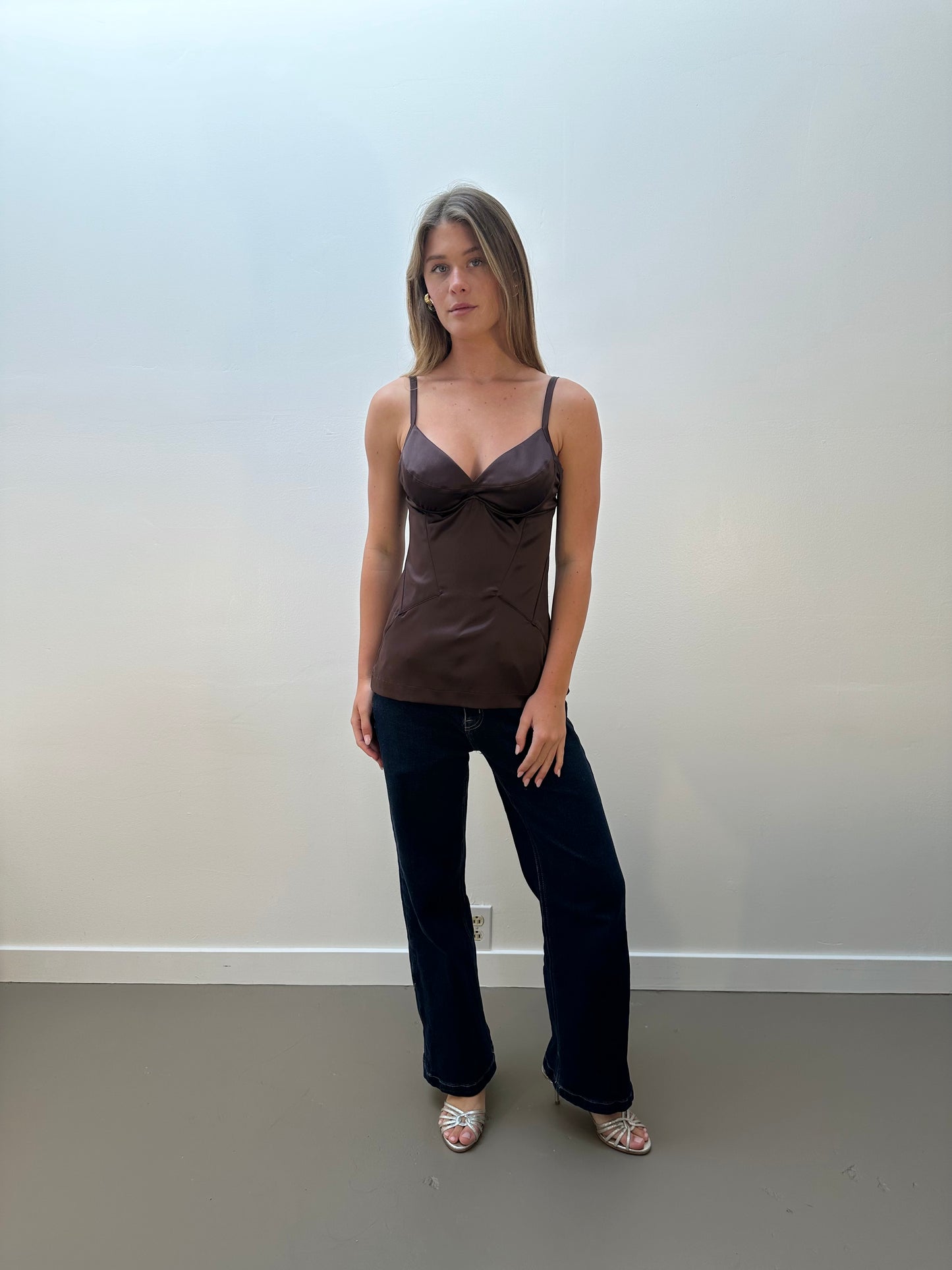 Roberto Cavalli Bustier (IT 42) - Brown
