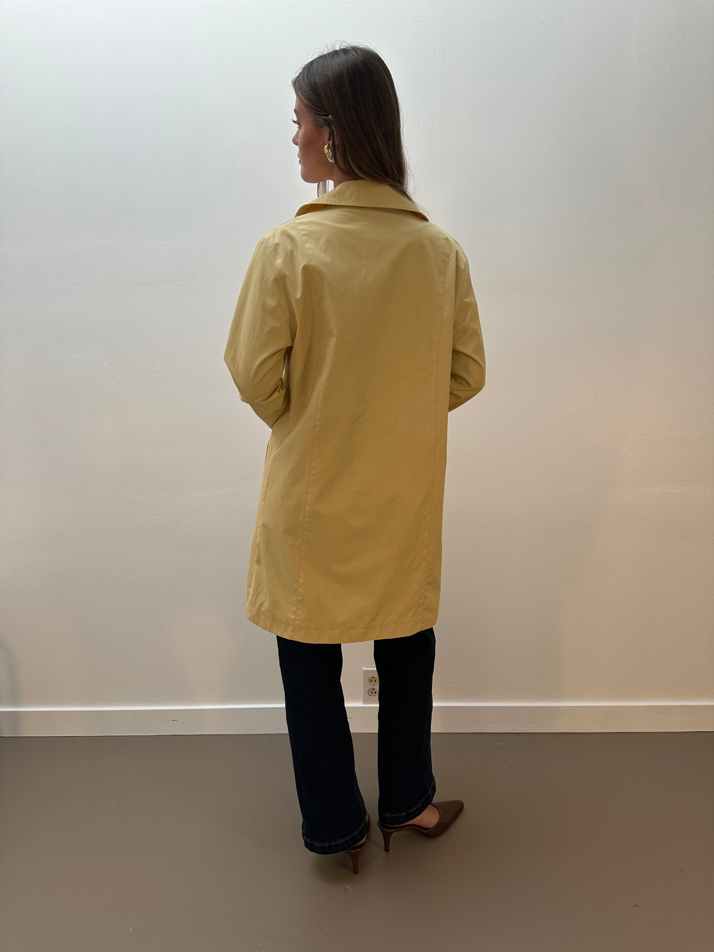Cabela’s Trench Coat (XS/S) - Butter Yellow