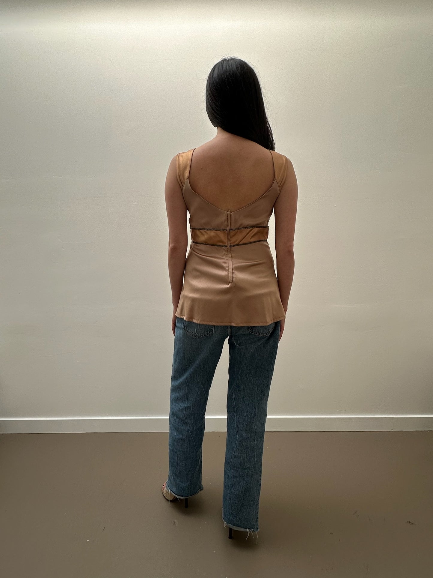 Dolce & Gabbana Silk Blouse - Copper Toned (M/L)