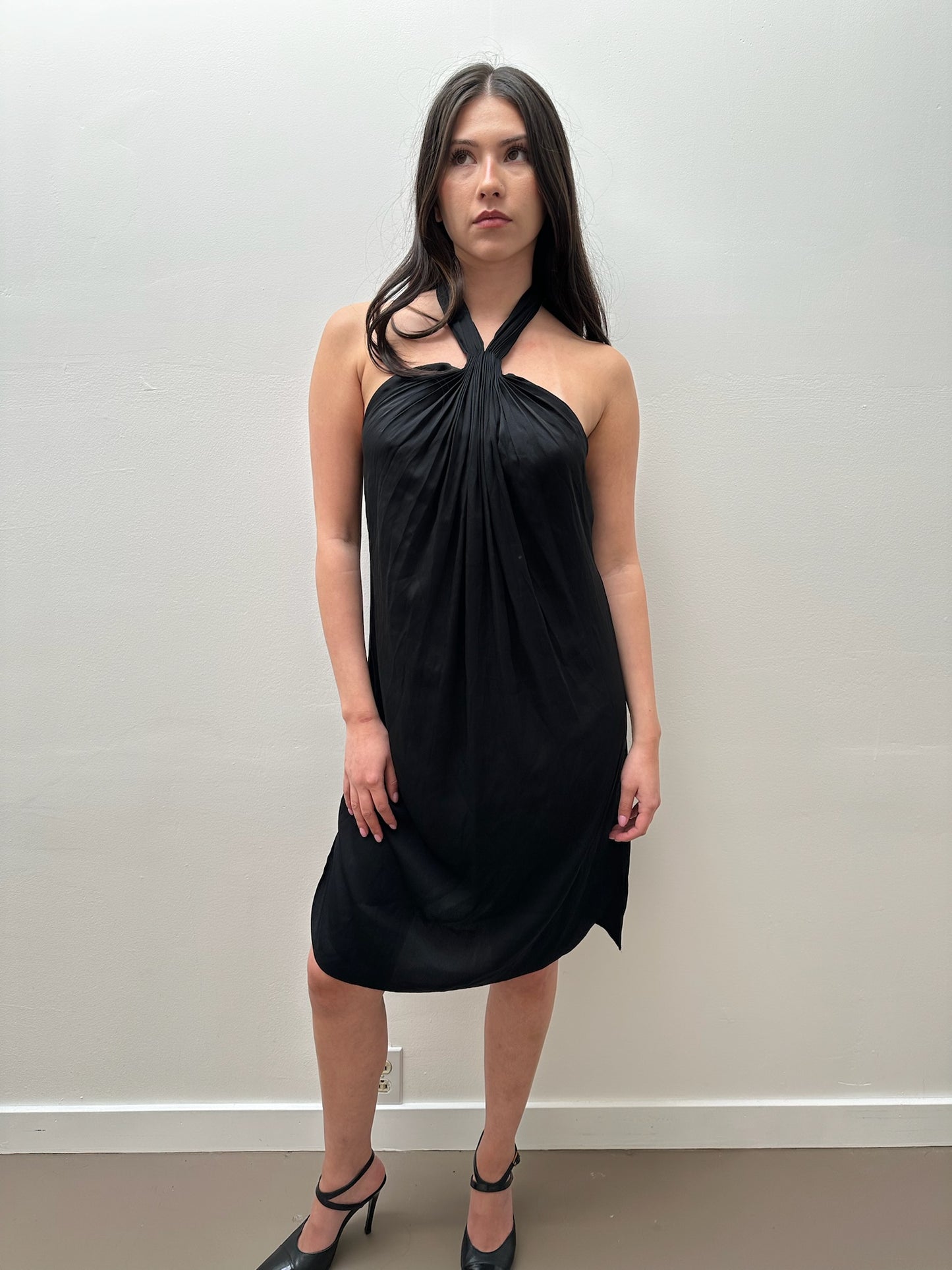 Diane von Furstenberg Silk Dress (M/L) - Black